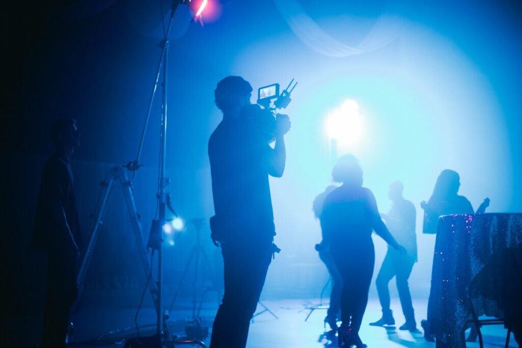 Photographer at a concert