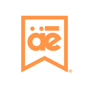 AE Ennui White/Orange Logo